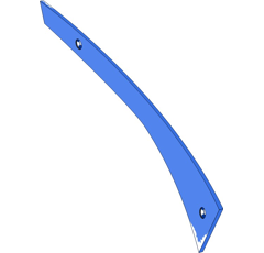 Streichblech-Streifen 3 - rechts SRP350W3M Rabe by Muzzi Industrie