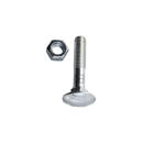 Boulon à tête bombée M12 x 1,75 mm adaptable - BlackSteel©