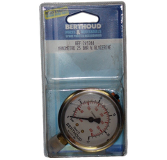 Manomètre inox 25 Bars - BERTHOUD