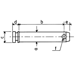 Axe de 3eme point 32 x 156 mm adaptable