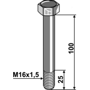 Boulon M16x1,5 pour broyeur DÜCKER adaptable - Blacksteel©