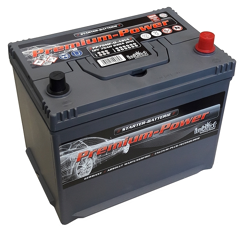 Batterie 12 V 75 AH PP75MF0ASIA Intact