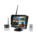 Kit caméra de recul sans fil 120° AHD avec moniteur 9'' Quad | TECHNI-POWER