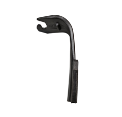 Dent de herse rotative Droite 3 plaquettes carbure triangulaires, fixation rapide LEMKEN 3377049 adaptable