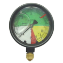 Manometer, 0/5/25 bar, R1/4" unten, Ø 63 mm