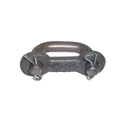 Attache à plaque forgée Ø 10 x 30,5 mm pour chaine marine adaptable