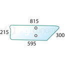 Vitre arrière pour machine agricole LANDINI 3551999M1 adaptable