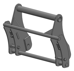 Interface d'accroche pour télescopique FAUCHEUX B adaptable