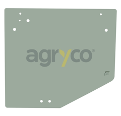 Vitre arrièreplate - teintée pour téléscopique MANITOU 208865 adaptable
