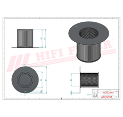 Filtre hydraulique adaptable HIFI FILTER SH66276