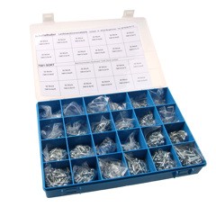 Blechschrauben-Sortiment  1200 Stück 