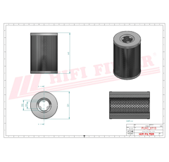 Filtre hydraulique adaptable HIFI FILTER SH56239
