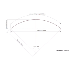 Garde-boue pour roue avant DUNLOFLEX E3100
