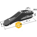 Dent à fourche pour chargeur JCB 531.03205 adaptable - Blacksteel©