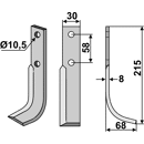 Fräsmesser Rechts 215 x 30 Bertolini