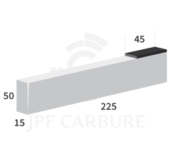 Renfort de couteau avec plaquettes carbure TOUTES MARQUES adaptable