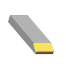 Bec à souder carbure 160x50x20 mm pour déchaumeur adaptable