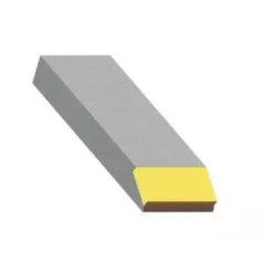 Bec à souder carbure 160x50x20 mm pour déchaumeur adaptable