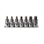 Jeu de 7 douilles tournevis 1/2" 6 pans mâles | KSTOOLS