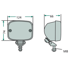 Feu arrière et anti-brouillard - HELLA adaptable