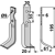 Fräsmesser 195x30mm, rechts - 10203 | Grillo - Nachbau