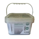 Seau 5kg de crampillons double harpon 4x50mm électro zingué