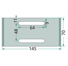 Racloir pour rouleaux packer NIEMEYER 034102 adaptable 