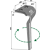 Dent droite pour herse rotative MASCHIO GASPARDO 36100159 adaptable