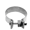 Collier d'échappement chromé Ø int. 89 mm