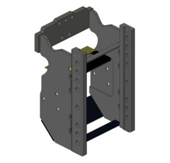 Lagerbock HVLB,W= 330 S32, John Deere 4040 - 4640 4050 - 4850,4055 - 4955, Farbe Grün, Scharmüller