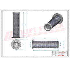 Filtre à air sécurité adaptable HIFI FILTER SA11774