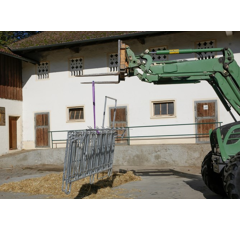 Niche à veau Premium XXL avec enclos