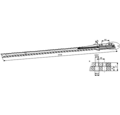 Couteau pour mélangeuse FELLA 121 168 adaptable - Blacksteel©