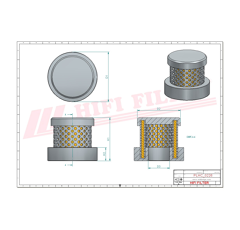 Filtre hydraulique de direction adaptable HIFI FILTER SH59032