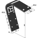 Ressort  100 x 10 mm pour cultivateur SIMBA P07834 adaptable