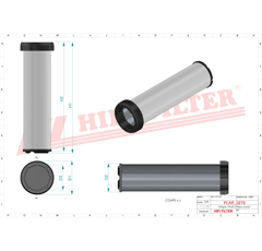 Filtre à air sécurité adaptable HIFI FILTER SA16444