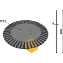 Coutre circulaire ondulé pour charrue KUHN 110033 adaptable - Blacksteel©