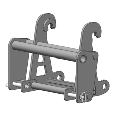Interface pour télescopique CATERPILLAR/NEW HOLLAND adaptable