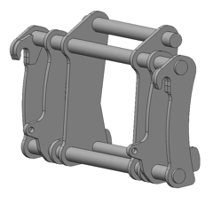 Interface pour chargeur frontaux EURO/CATERPILLAR adaptable