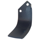 Lame droite courbée 80 x 7 mm pour fraise CELLI adaptable - BlackSteel©