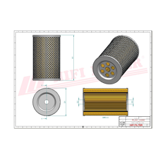 Filtre hydraulique adaptable HIFI FILTER SH61000