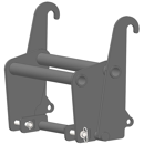 Interface pour télescopique JCB Q-FIT/NEW HOLLAND adaptable