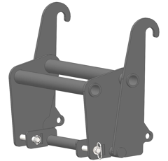 Interface pour télescopique JCB Q-FIT/NEW HOLLAND adaptable