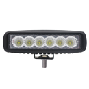 Phare de travail Rectangulaire 6 LED 10 - 30V 18W 1350 lumens 