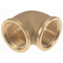 Coude en laiton femelle/femelle - 10 bars adaptable