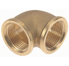 Coude en laiton femelle/femelle - 10 bars adaptable