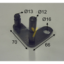 Piece de levier pour téléscopique MANITOU 564712 adaptable