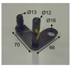 Piece de levier pour téléscopique MANITOU 564712 adaptable