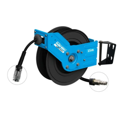 Enrouleur tuyau air automatique 10x15mm - 15m | PRODIF