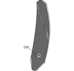 Seiten-Leitblech rechts 420 x 80 mm KÖCKERLING 907026 - 506000 - Nachbau